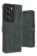 Uray store Realme C75 4G Trend S Plus Kapaklı Kılıf - Koyu Yeşil