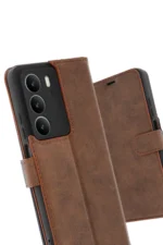 Uray store Realme C75 4G Trend S Plus Kapaklı Kılıf - Taba - Görsel 2