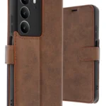 Uray store Realme C75 4G Trend S Plus Kapaklı Kılıf - Taba