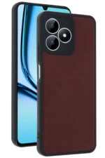 Uray store Realme Note 50 4G Kılıf Aras Deri Kapak - Bordo