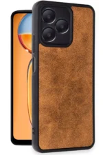Uray store Realme Note 50 4G Kılıf Aras Deri Kapak - Taba - Görsel 2