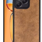 Uray store Realme Note 50 4G Kılıf Aras Deri Kapak - Taba