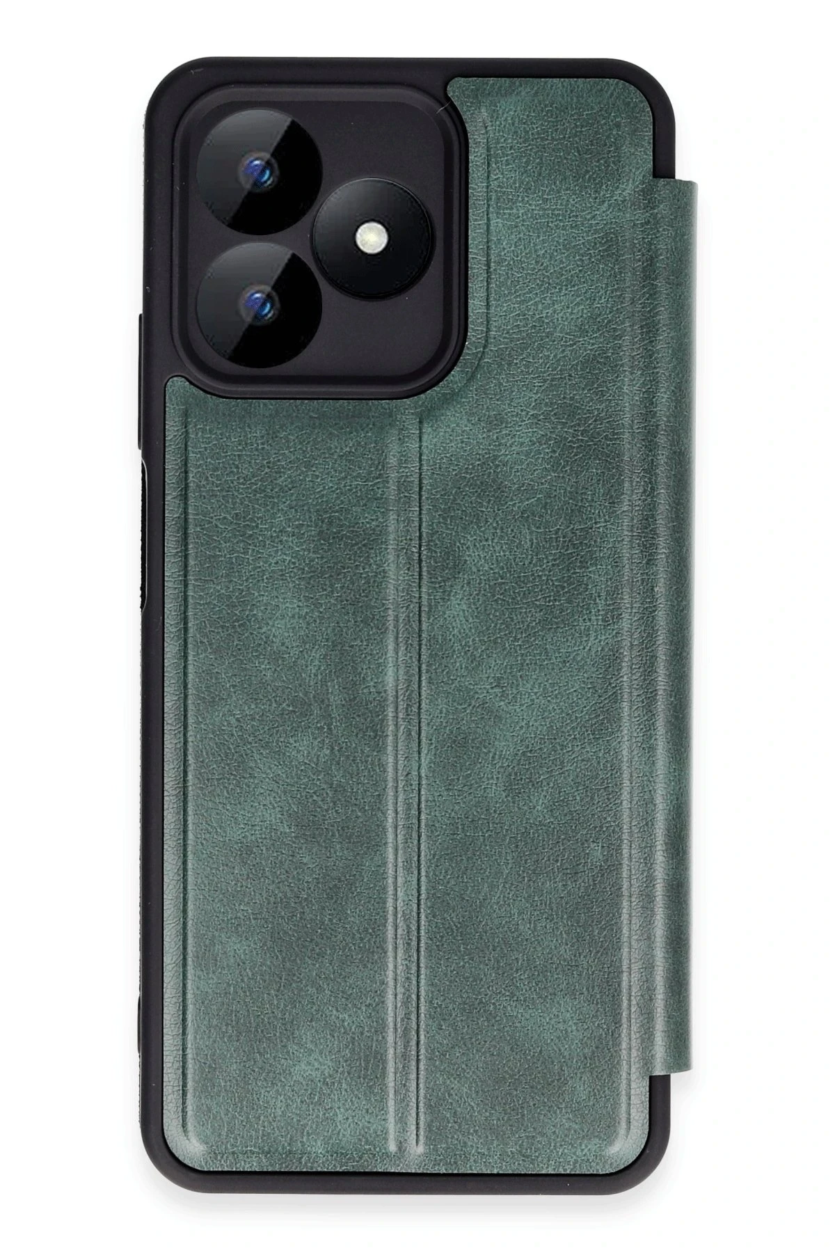 newface-realme-note-50-4g-kilif-flip-cover-koyu-yesil-default Uray store Realme Note 50 4G Kılıf Flip Cover - Koyu Yeşil - Görsel 1