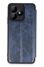 Uray store Realme Note 50 4G Kılıf Flip Cover - Lacivert