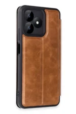 Uray store Realme Note 50 4G Kılıf Flip Cover - Taba - Görsel 2