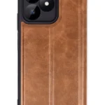 Uray store Realme Note 50 4G Kılıf Flip Cover - Taba