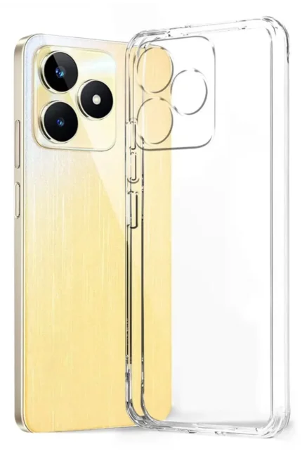 Uray store Realme Note 50 4G Kılıf Lüx Şeffaf Silikon