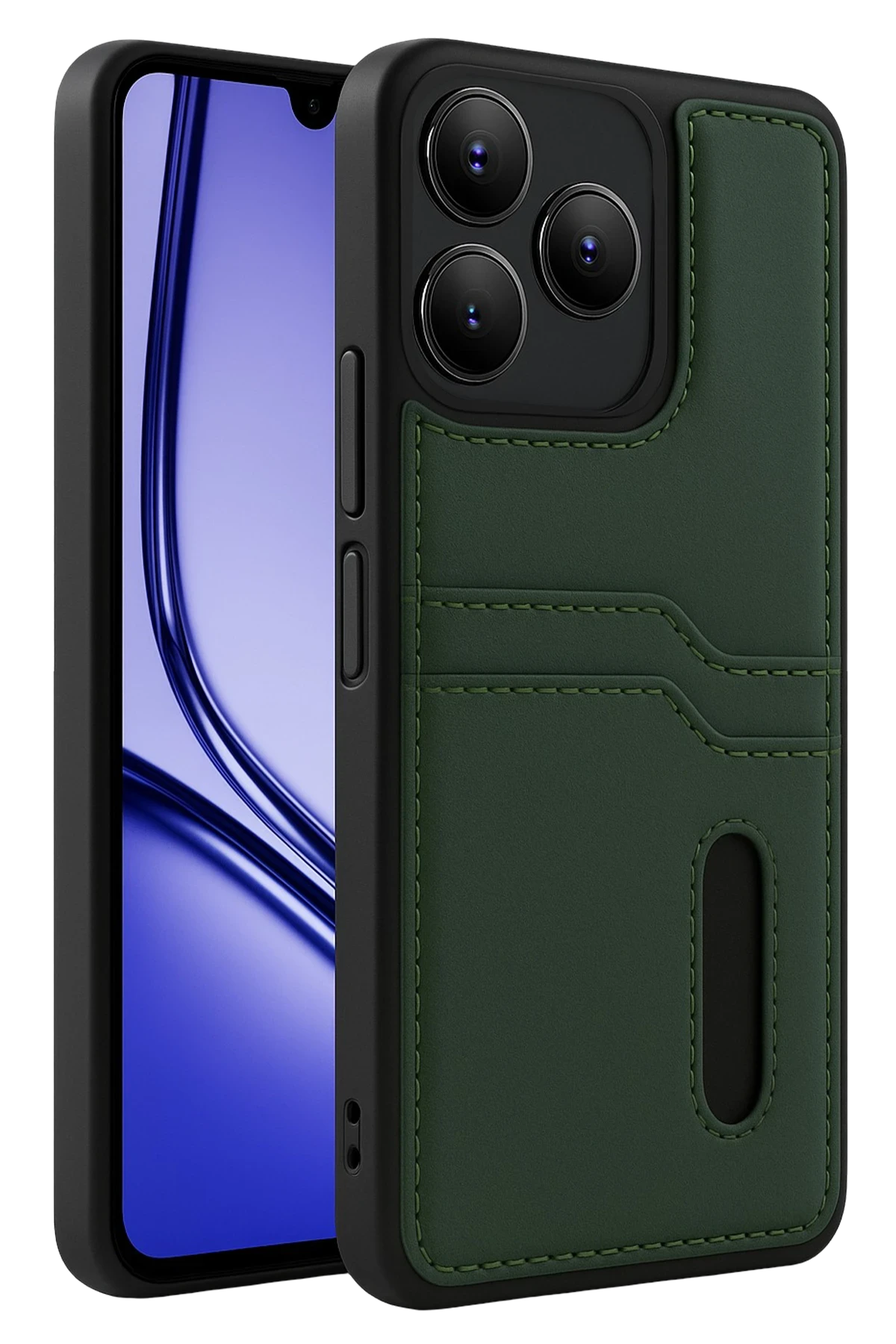 newface-realme-note-50-4g-kilif-sara-kartvizitli-deri-kilif-koyu-yesil-default Uray store Realme Note 50 4G Kılıf Sara Kartvizitli Deri Kılıf - Koyu Yeşil - Görsel 1