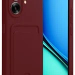 Uray store Realme Note 60 Kelvin Kartvizitli Silikon - Bordo