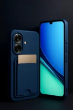 Uray store Realme Note 60 Kelvin Kartvizitli Silikon - Derin Mor - Görsel 2