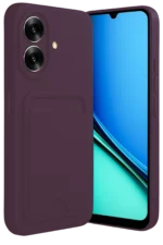 Uray store Realme Note 60 Kelvin Kartvizitli Silikon - Derin Mor