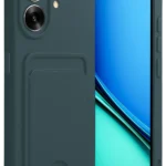 Uray store Realme Note 60 Kelvin Kartvizitli Silikon - Koyu Yeşil