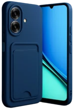 Uray store Realme Note 60 Kelvin Kartvizitli Silikon - Lacivert