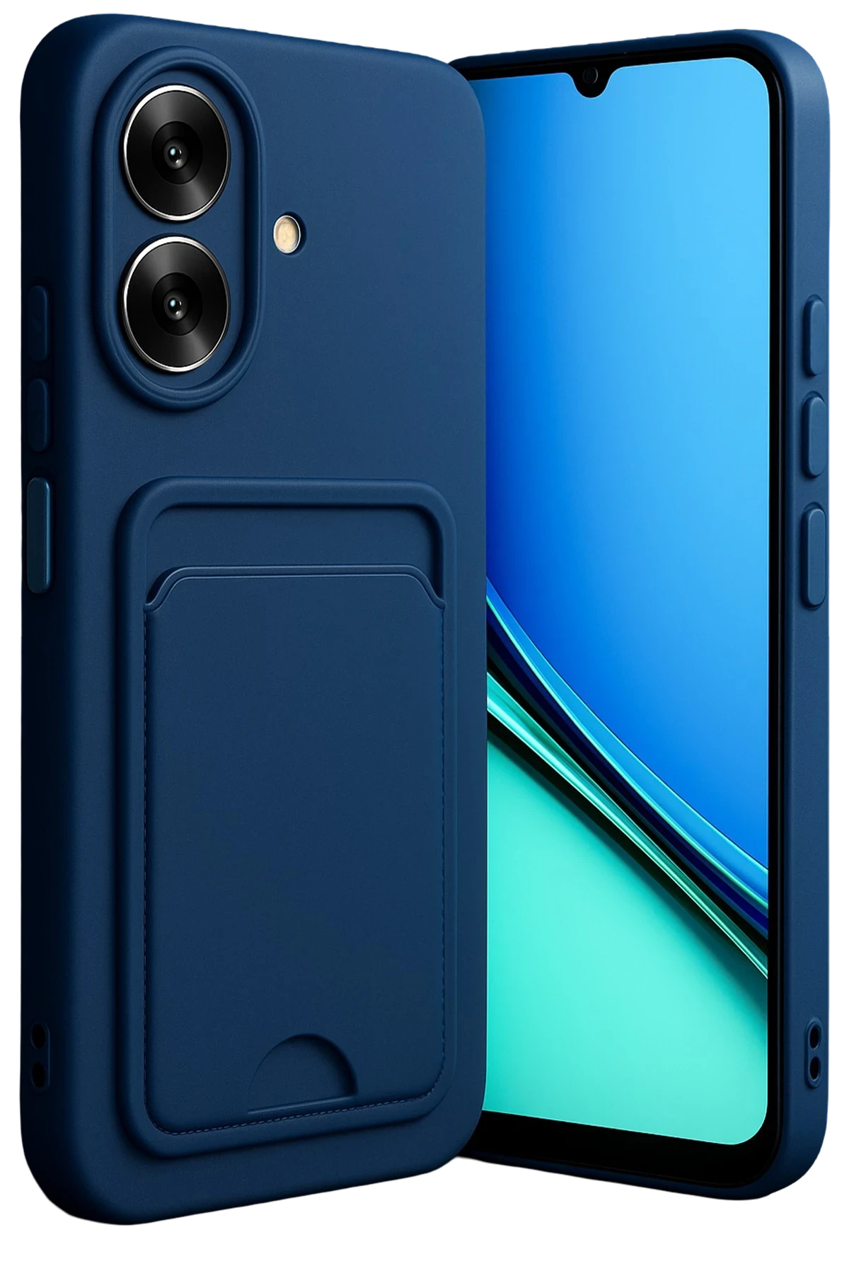 newface-realme-note-60-kelvin-kartvizitli-silikon-lacivert-default Uray store Realme Note 60 Kelvin Kartvizitli Silikon - Lacivert - Görsel 1