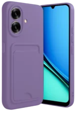 Uray store Realme Note 60 Kelvin Kartvizitli Silikon - Lila