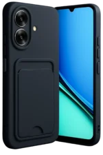 Uray store Realme Note 60 Kelvin Kartvizitli Silikon - Siyah