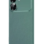Uray store Realme Note 60 Kılıf Auto Focus Karbon Kapak - Koyu Yeşil