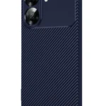 Uray store Realme Note 60 Kılıf Auto Focus Karbon Kapak - Lacivert