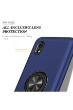 Uray store Samsung Galaxy A01 Core Kılıf Elit Yüzüklü Kapak - Lacivert - Görsel 4
