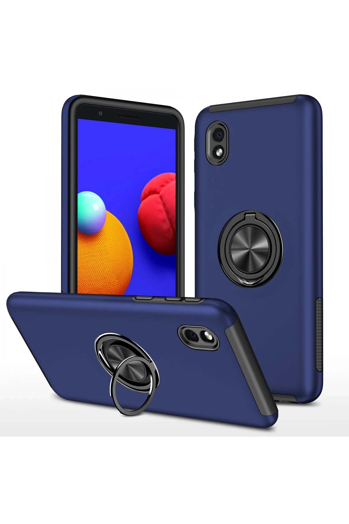 newface-samsung-galaxy-a01-core-kilif-elit-yuzuklu-kapak-lacivert-default Uray store Samsung Galaxy A01 Core Kılıf Elit Yüzüklü Kapak - Lacivert - Görsel 1