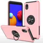 Uray store Samsung Galaxy A01 Core Kılıf Elit Yüzüklü Kapak - Pembe