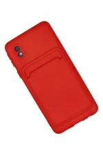 Uray store Samsung Galaxy A01 Core Kılıf Kelvin Kartvizitli Silikon - Kırmızı - Görsel 2