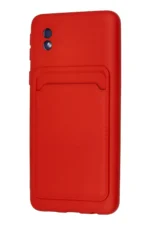 Uray store Samsung Galaxy A01 Core Kılıf Kelvin Kartvizitli Silikon - Kırmızı - Görsel 3