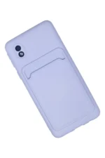 Uray store Samsung Galaxy A01 Core Kılıf Kelvin Kartvizitli Silikon - Lila - Görsel 2