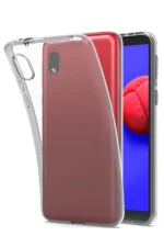 Uray store Samsung Galaxy A01 Core Kılıf Lüx Şeffaf Silikon