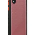 Uray store Samsung Galaxy A01 Core Kılıf Miami Şeffaf Silikon - Siyah