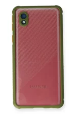 Uray store Samsung Galaxy A01 Core Kılıf Miami Şeffaf Silikon - Yeşil - Görsel 2