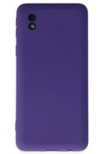 Uray store Samsung Galaxy A01 Core Kılıf Nano içi Kadife Silikon - Mor