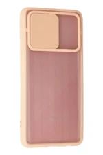 Uray store Samsung Galaxy A01 Core Kılıf Palm Buzlu Kamera Sürgülü Silikon - Pembe - Görsel 3