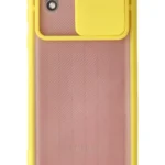 Uray store Samsung Galaxy A01 Core Kılıf Palm Buzlu Kamera Sürgülü Silikon - Sarı