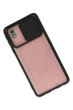 Uray store Samsung Galaxy A01 Core Kılıf Palm Buzlu Kamera Sürgülü Silikon - Siyah - Görsel 2