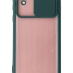 Uray store Samsung Galaxy A01 Core Kılıf Palm Buzlu Kamera Sürgülü Silikon - Yeşil