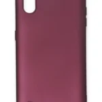 Uray store Samsung Galaxy A01 Kılıf First Silikon - Mürdüm
