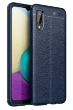 Uray store Samsung Galaxy A02 Kılıf Auto Focus Kapak - Lacivert