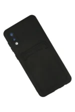 Uray store Samsung Galaxy A02 Kılıf Kelvin Kartvizitli Silikon - Siyah - Görsel 2