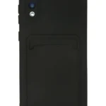 Uray store Samsung Galaxy A02 Kılıf Kelvin Kartvizitli Silikon - Siyah