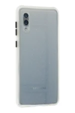Uray store Samsung Galaxy A02 Kılıf Miami Şeffaf Silikon - Şeffaf - Görsel 3