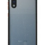 Uray store Samsung Galaxy A02 Kılıf Miami Şeffaf Silikon - Siyah
