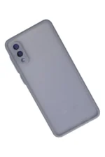 Uray store Samsung Galaxy A02 Kılıf Montreal Silikon Kapak - Gri - Görsel 2