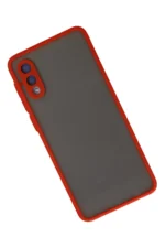 Uray store Samsung Galaxy A02 Kılıf Montreal Silikon Kapak - Kırmızı - Görsel 2