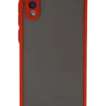 Uray store Samsung Galaxy A02 Kılıf Montreal Silikon Kapak - Kırmızı