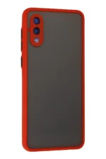 Uray store Samsung Galaxy A02 Kılıf Montreal Silikon Kapak - Kırmızı - Görsel 3