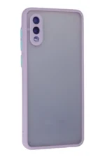 Uray store Samsung Galaxy A02 Kılıf Montreal Silikon Kapak - Mor - Görsel 3