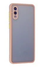 Uray store Samsung Galaxy A02 Kılıf Montreal Silikon Kapak - Pembe - Görsel 3