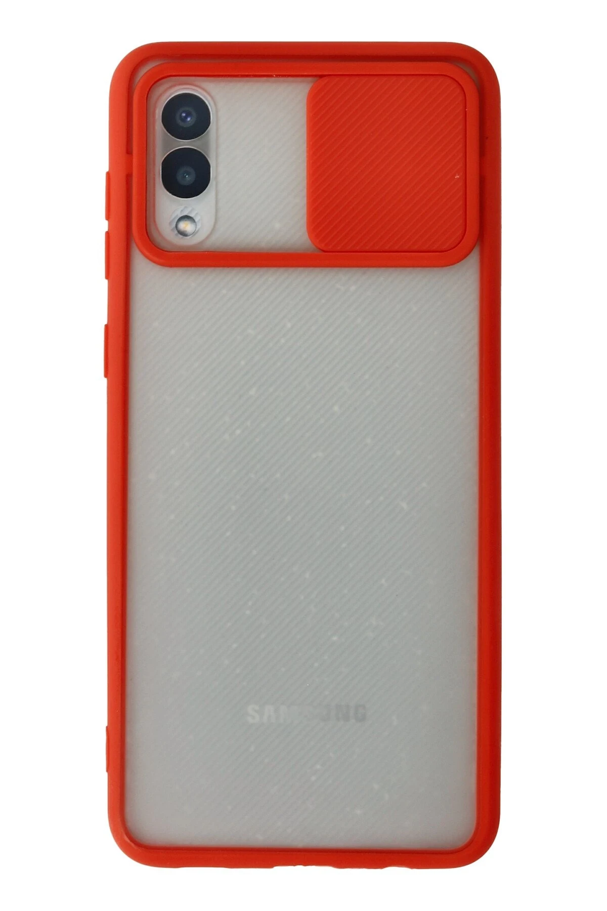 newface-samsung-galaxy-a02-kilif-palm-buzlu-kamera-surgulu-silikon-kirmizi-default Uray store Samsung Galaxy A02 Kılıf Palm Buzlu Kamera Sürgülü Silikon - Kırmızı - Görsel 1