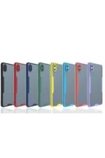Uray store Samsung Galaxy A02 Kılıf Platin Silikon - Sarı - Görsel 2